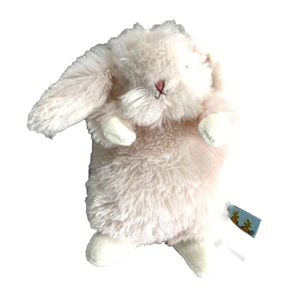 Bunnies By the Bay Wee Petal Bunny Pink, Plush Soft 7" Stuffed Animal Toy - Picture 1 of 9